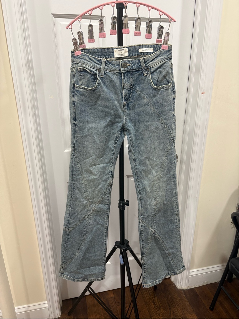 Cotton On Mid Wash Stretch Bootcut Jeans